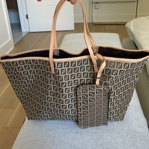 Authentic Fendi Zucca Tote NEW